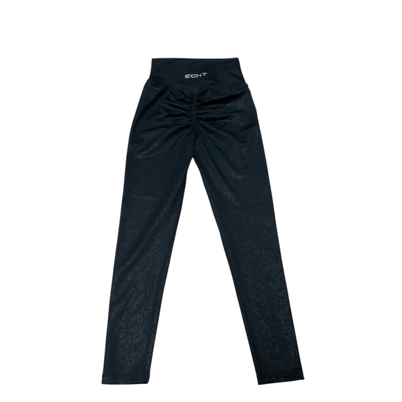 ECHT Women's Size XS Force Scrunch Leggings Back Rise Scrunched Seam 7/8 Length - Picture 8 of 9